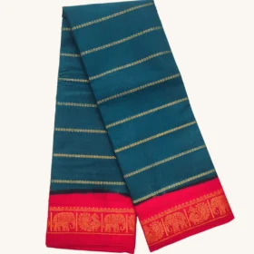 Madurai Raja Veldhari-bottlegreen-red colour