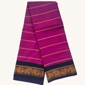 Madurai Raja Veldhari-Dark magenta-black colour