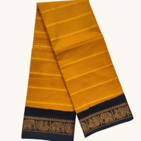 Madurai Raja Veldhari-mustard-black colour