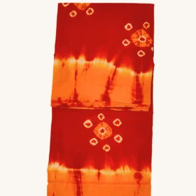 Bandhini Sungudi Cotton Sarees -Deep Maroon-Yellow Colour