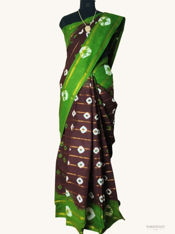 Velthari bhandini maroon-green full