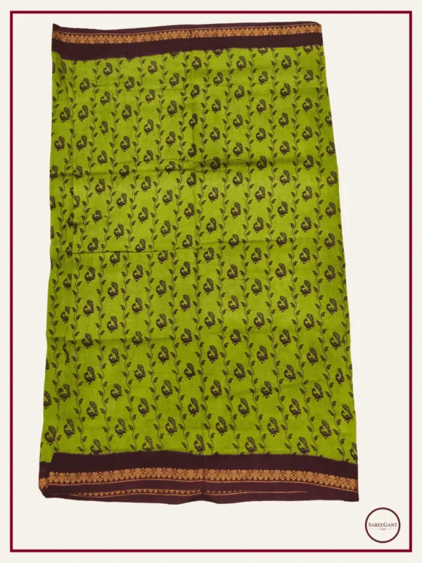 Fancy Daily Wear Cotton Sarees Sungudi KT With Two Side Small Zari Border