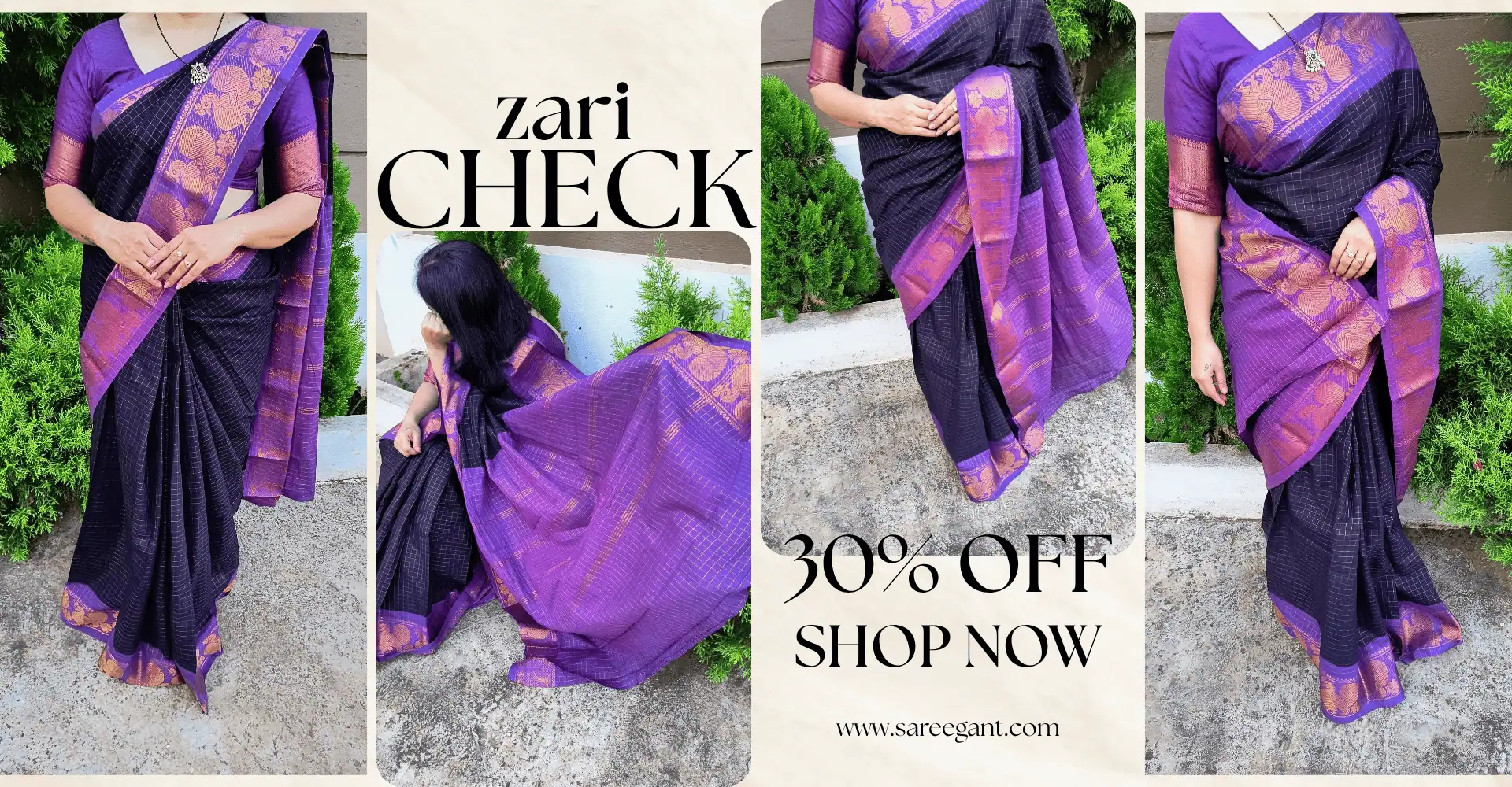 Zari Check Sungudi Cotton sarees-Pure Cotton Sarees